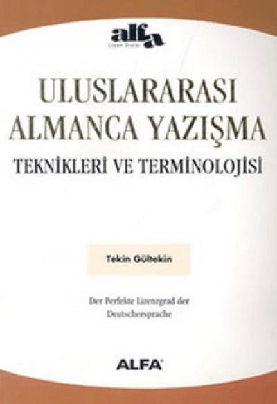 Uluslararasi Almanca Yazisma Teknikleri ve Terminolojisi
