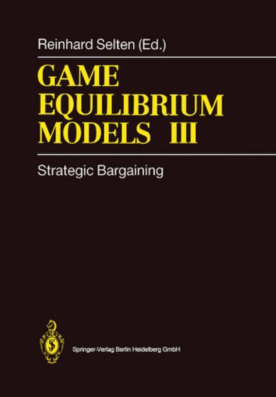 Game Equilibrium Models III