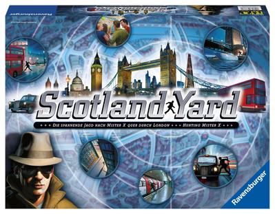 Ravensburger Gesellschaftsspiel 26601 - Scotland Yard - Familienspiel, Brettspiel für Kinder und Erwachsene, Spiel des Jahres, für 2-6 Spieler, ab 8 Jahre