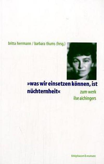 ’Was wir einsetzen können, ist Nüchternheit’