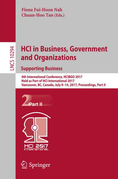 HCI in Business, Government and Organizations. Supporting Business