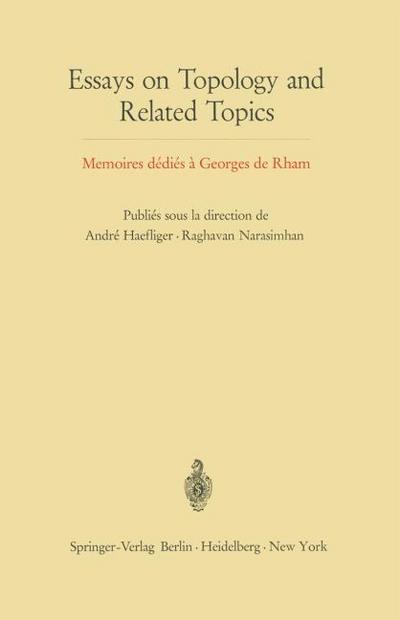 Essays on Topology and Related Topics