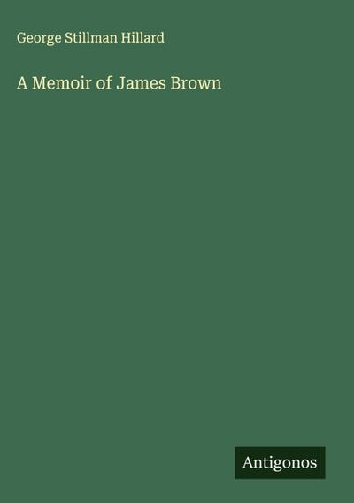 A Memoir of James Brown