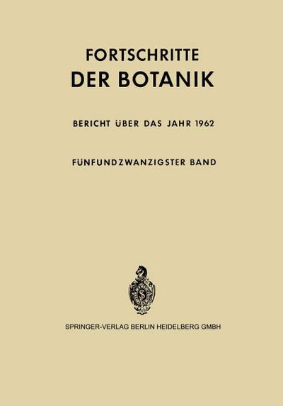 Bericht über das Jahr 1962