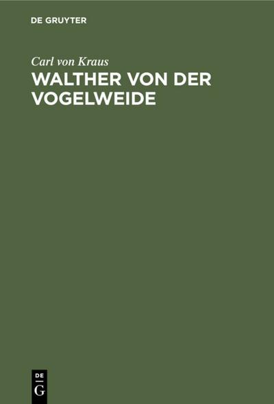 Walther von der Vogelweide