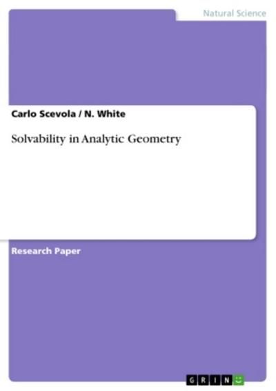 Solvability in Analytic Geometry