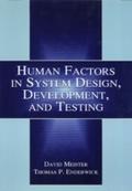 Human Factors in System Design, Development, and T
