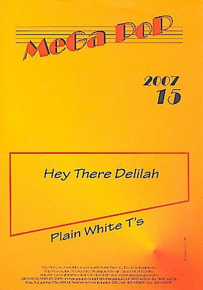 Hey there Delilah:für Klavier (Gesang/Gitarre) (en)