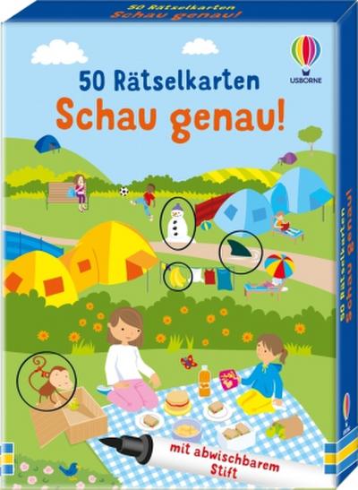 50 Rätselkarten: Schau genau!