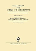 Reallexikon für Antike und Christentum