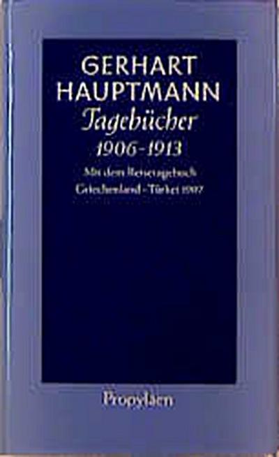 Tagebücher 1906-1913