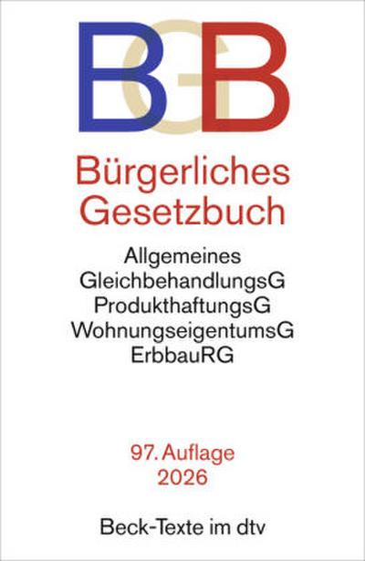 Bürgerliches Gesetzbuch. BGB