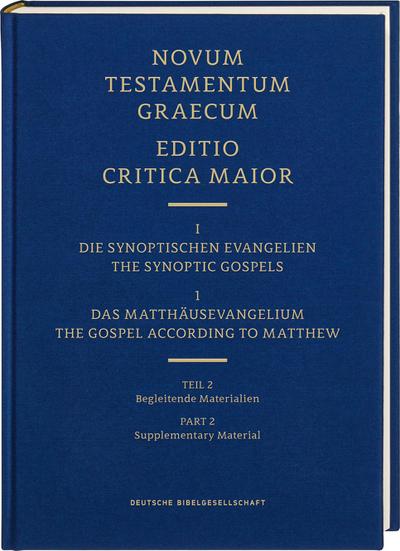 ECM I.1/2 Matthäusevangelium. Begleitende Materialien