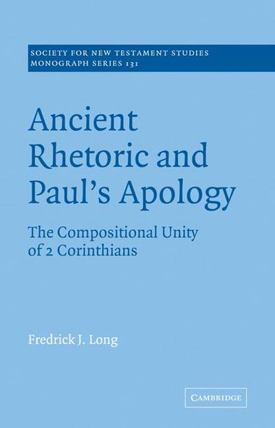 Ancient Rhetoric and Paul’s Apology