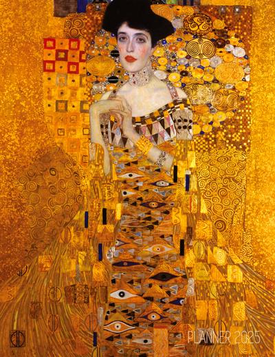 Gustav Klimt Monthly Planner 2025