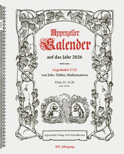 Appenzeller Kalender 2026