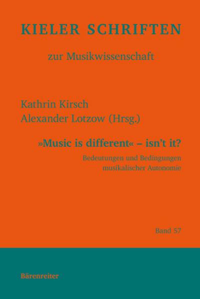 "Music is different" - isn´t it?