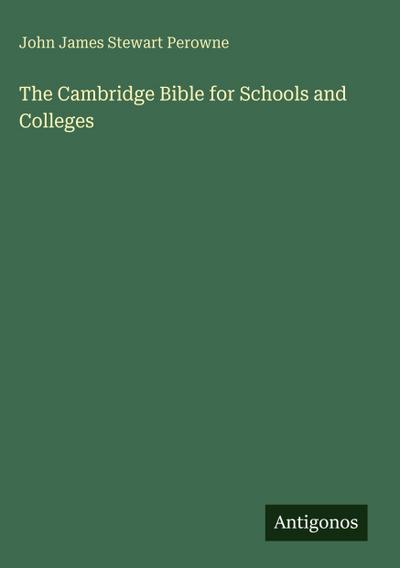The Cambridge Bible for Schools and Colleges