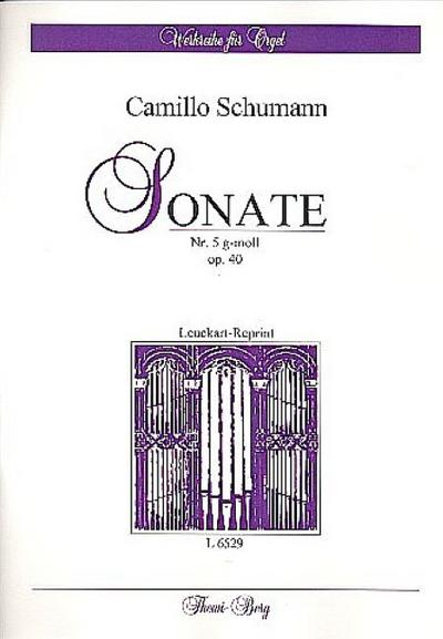 Sonate g-Moll Nr.5 op.40für Orgel