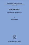 Personalismus.