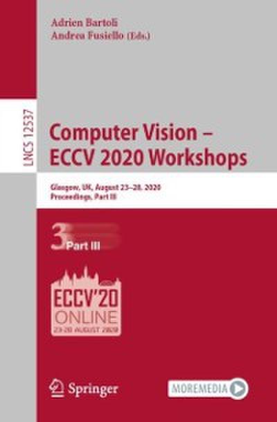 Computer Vision - ECCV 2020 Workshops