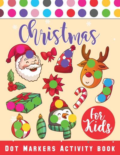 Christmas Dot Marker Activity Book for Kids Ages 2-5
