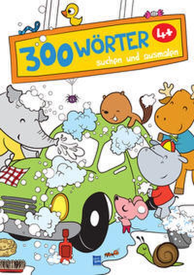 300 Wörter suchen und ausmalen - Autowaschen