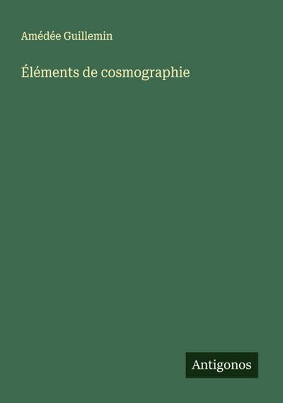 Éléments de cosmographie