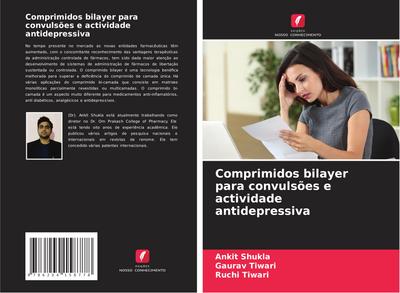 Comprimidos bilayer para convulsões e actividade antidepressiva