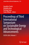 Proceedings of Third International Symposium on Sustainable Energy and Technological Advancements
