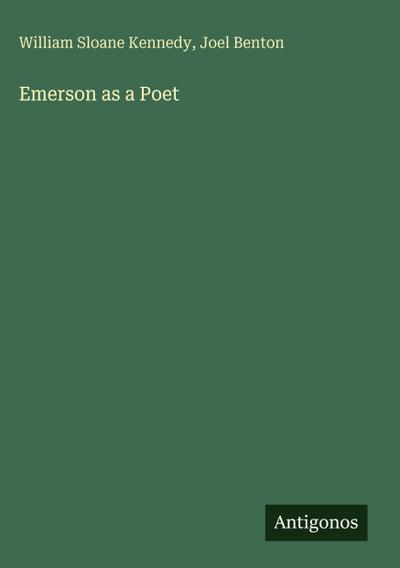 Emerson as a Poet
