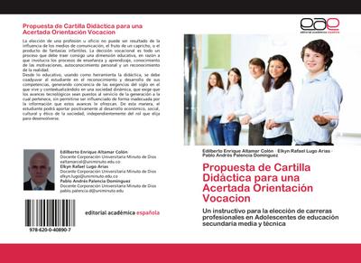 Propuesta de Cartilla Didáctica para una Acertada Orientación Vocacion