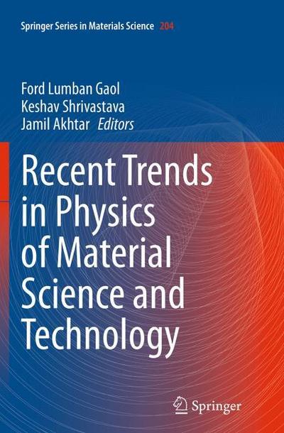 Recent Trends in Physics of Material Science and Technology