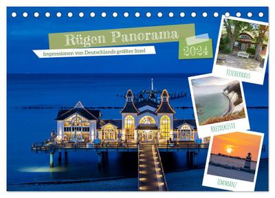 Rügen Panorama (Tischkalender 2024 DIN A5 quer), CALVENDO Monatskalender