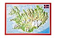 Reliefpostkarte Island