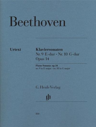 Beethoven, Ludwig van - Klaviersonaten Nr. 9 und Nr. 10 E-dur und G-dur op. 14 Nr. 1 und Nr. 2