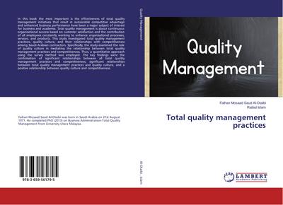 Total quality management practices