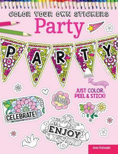 Color Your Own Stickers Party