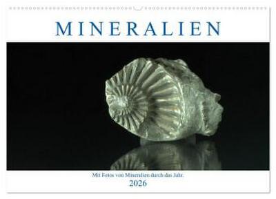 Mineralien (Wandkalender 2026 DIN A2 quer), CALVENDO Monatskalender