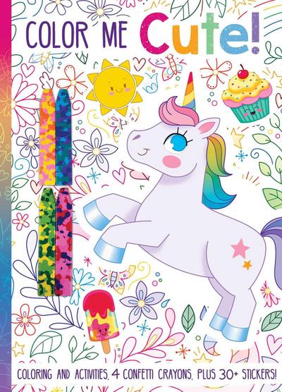 Color Me Cute! with Confetti Crayons and Stickers