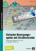 Einfache Bewegungsspiele mit Straßenkreide