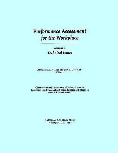 Performance Assessment for the Workplace, Volume II
