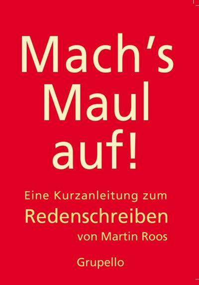Mach’s Maul auf