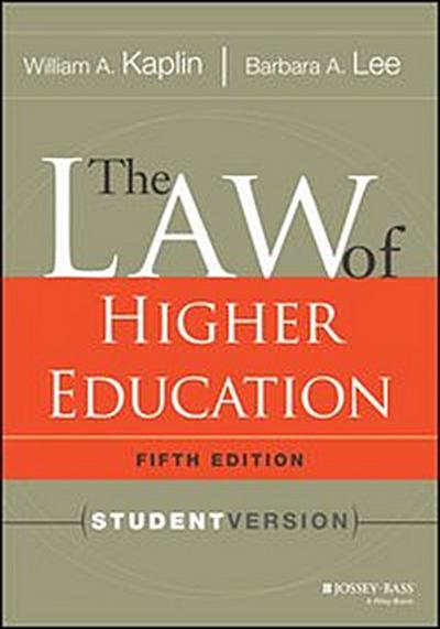 The Law of Higher Education