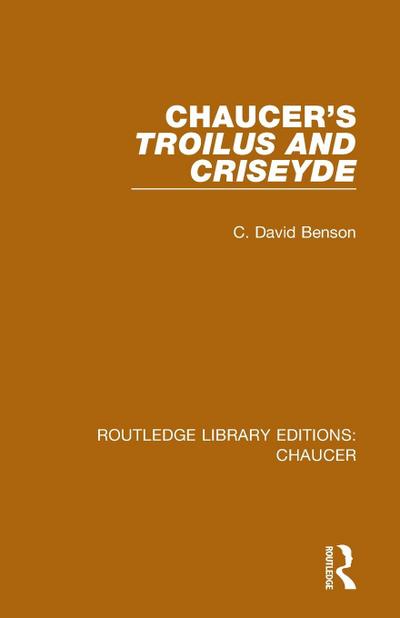 Chaucer’s Troilus and Criseyde