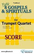 Trumpet quartet sheet music "8 Gospels & Spirituals" score