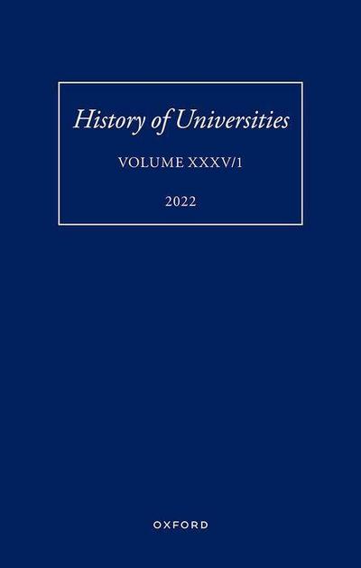History of Universities: Volume XXXV / 1