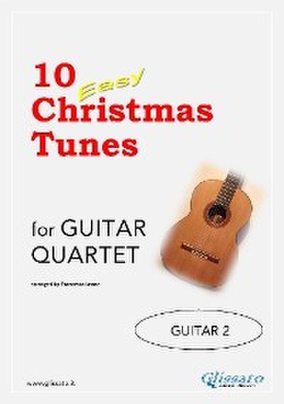 Guitar 2 part of "10 Easy Christmas Tunes" for Guitar Quartet