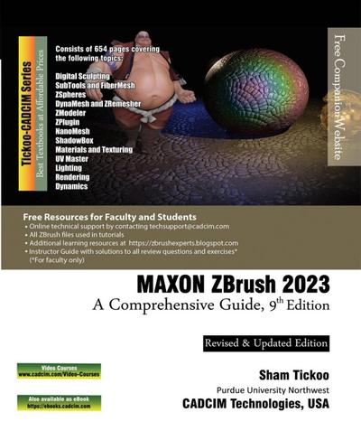 MAXON ZBrush 2023: A Comprehensive Guide, 9th Edition