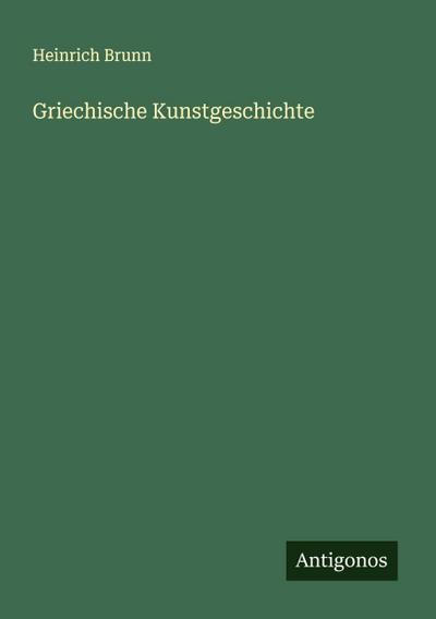 Griechische Kunstgeschichte